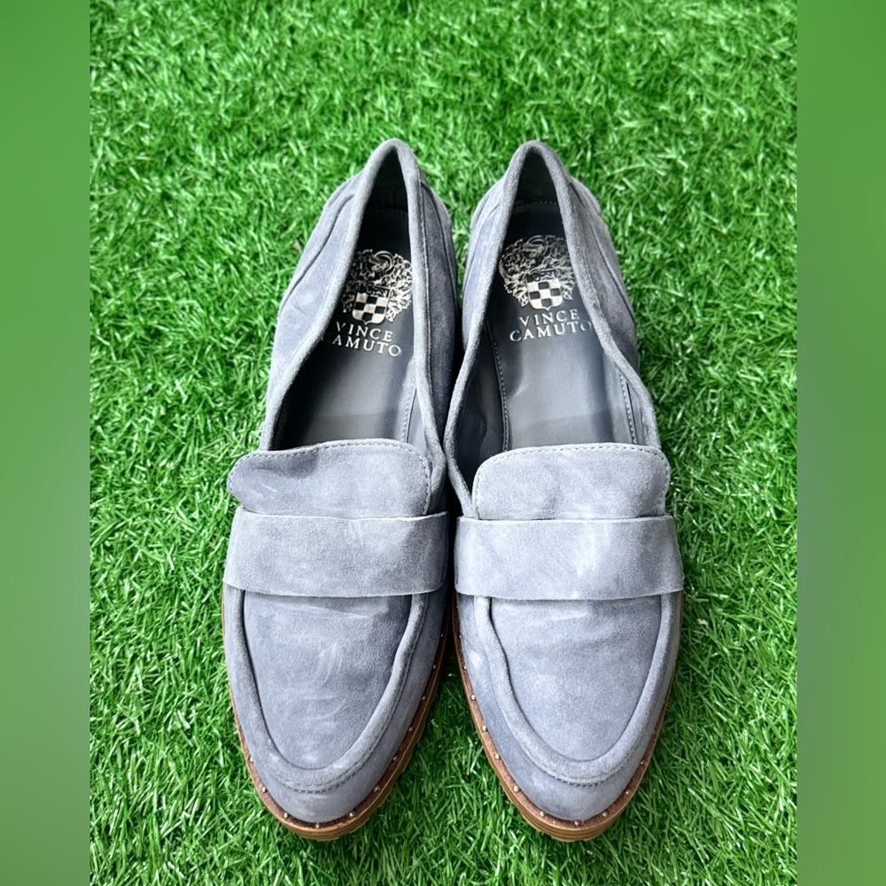 Vince Camuto Women's Gray Loafers Size 7/37.5